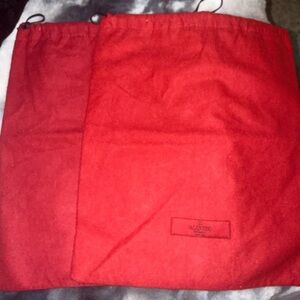 Valentino Vibrant Red Storage Bags